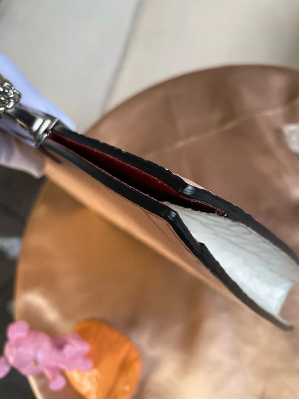 NWT Alexander McQueen Knuckle Clutch with Dust Bag and Branded Cards